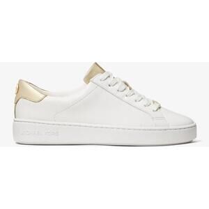 Michael Kors Jetset 6 Womens Size 6 / Girls 4.5Y Irving White Gold Leather Shoes